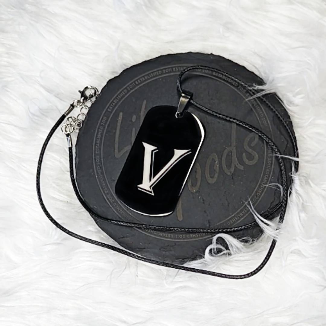 Graveeringuga Dog tag kaelakee